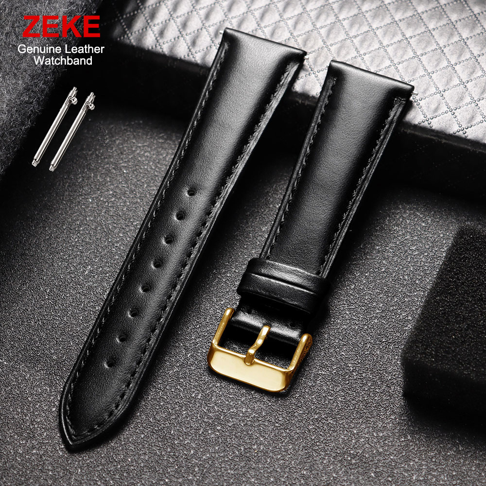 Suede Strap Watch - Pasek do zegarka z prawdziwej skóry