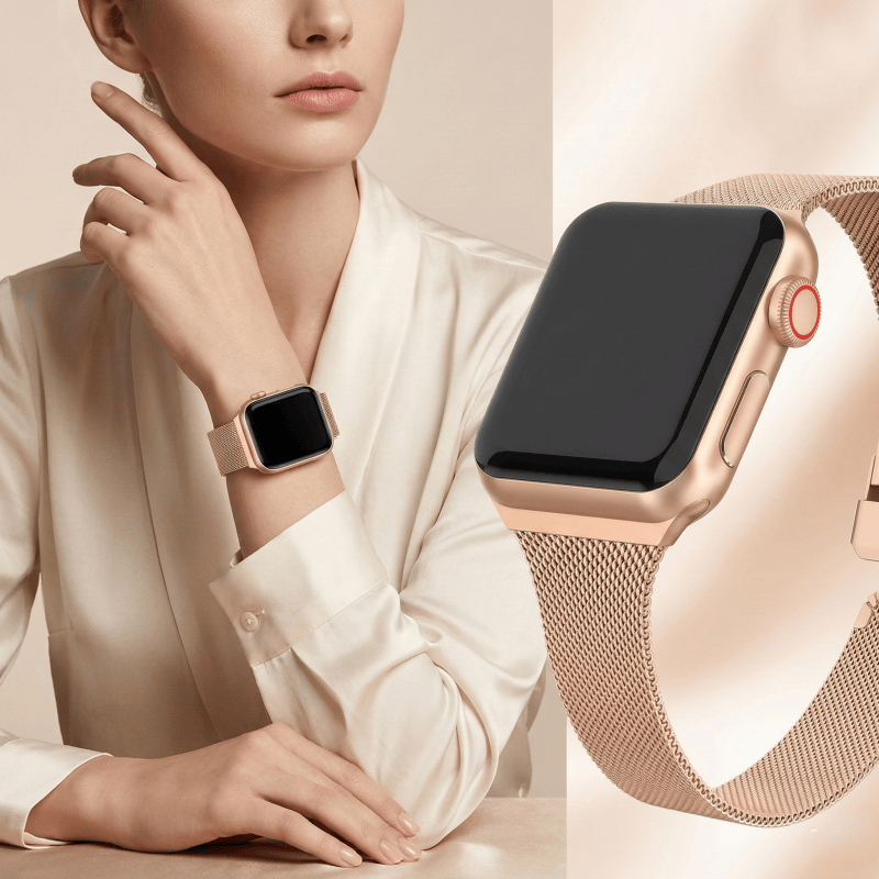 Mesh Strap Metal - Pasek Milanese Loop do Apple Watch
