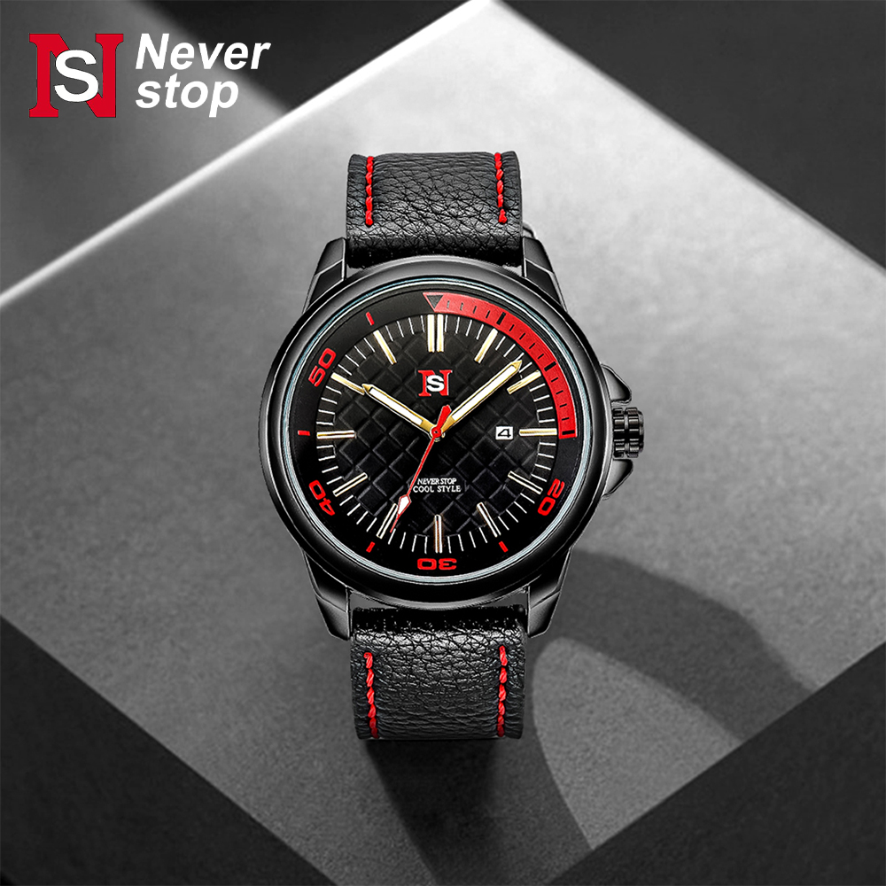 Suede Strap Watch - NS Simple Fashion męski zegarek Outdoor