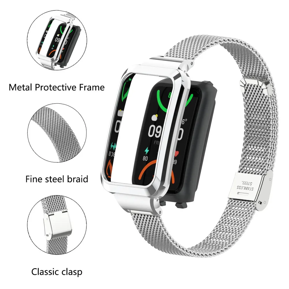 Pasuje do Oppo Band 2 Pasek z  – Mesh Strap Metal recenzja i cena