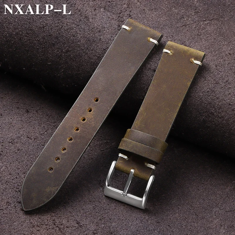 Vintage olejowoskowy skórzany  – Nato Strap Nylon recenzja i cena