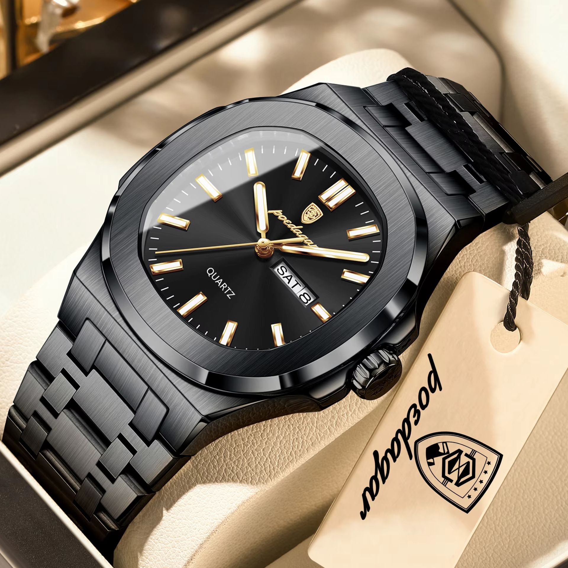 POEDAGAR Kwadratowy Luksusowy  – Patek Philippe Watch Nautilus recenzja i cena