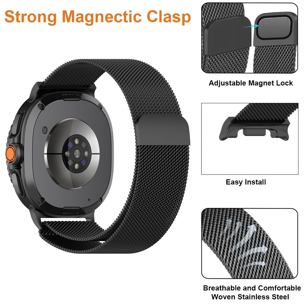 Magnetyczny pasek mediolański  – Mesh Strap Metal recenzja i cena